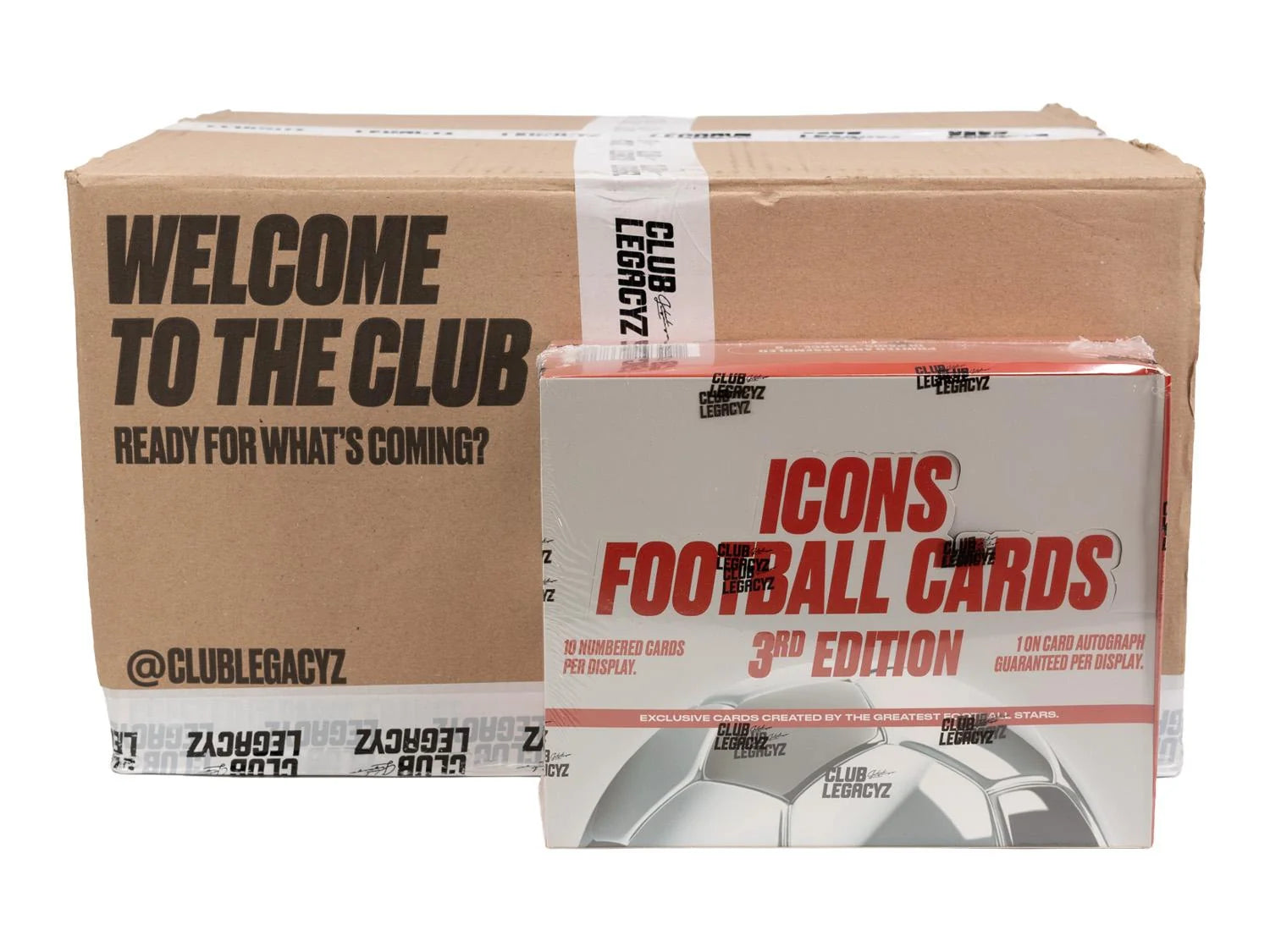 DRAFT - New 2026 Club Legacyz Icons Soccer Third Edition Hobby 10-Box Case