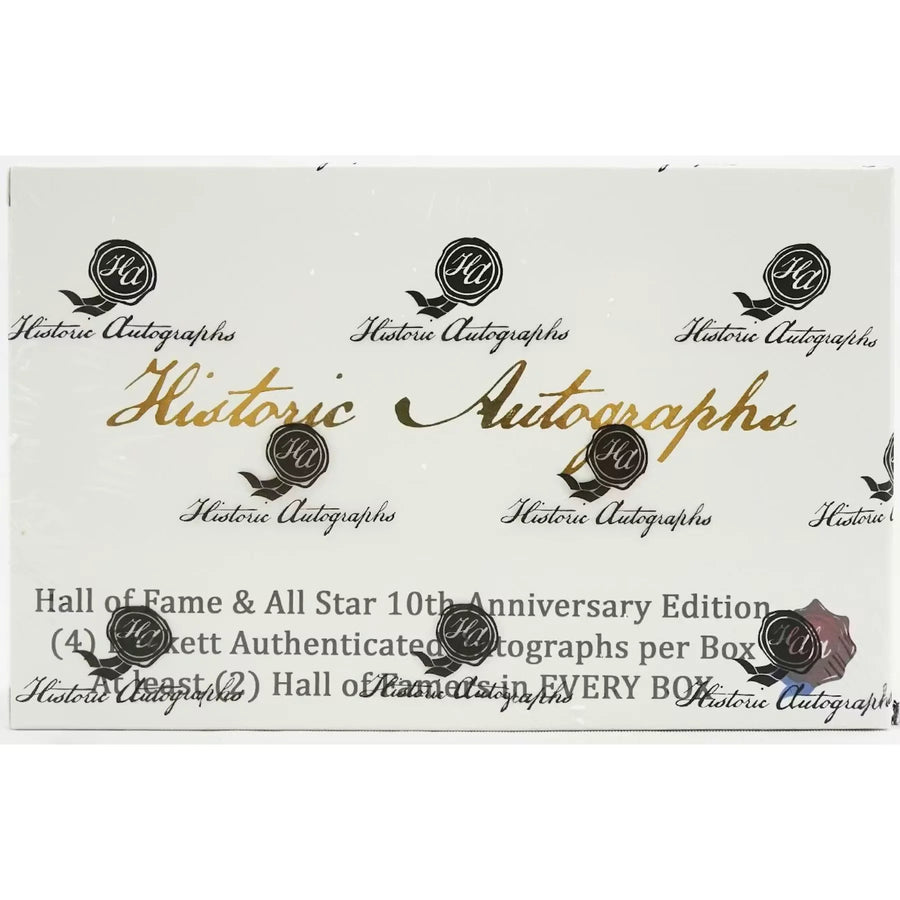 DRAFT - 2020 Historic Autographs Hall of Fame & All-Star Baseball Hobby Box