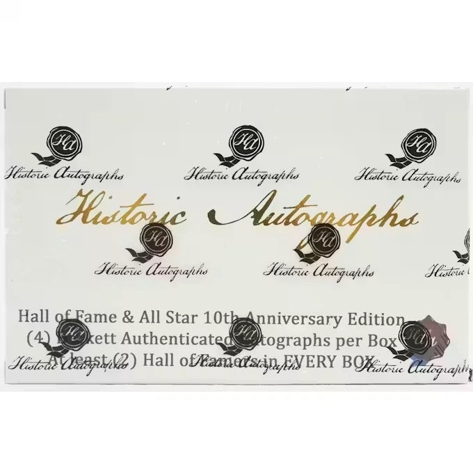DRAFT - 2020 Historic Autographs Hall of Fame & All-Star Baseball Hobby Box