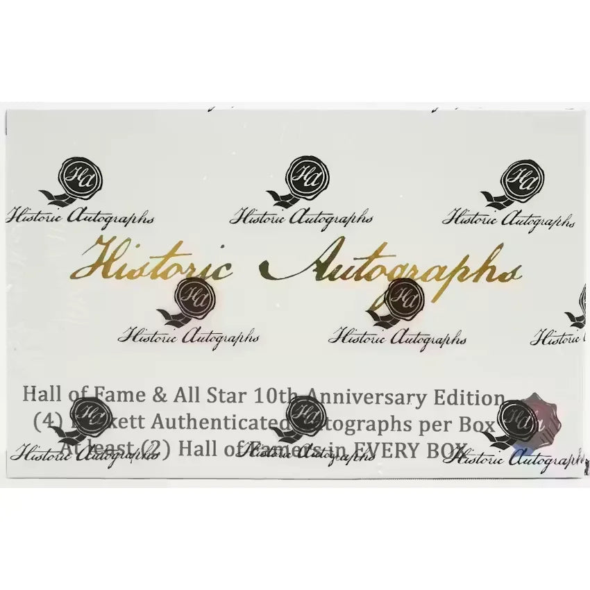 DRAFT - 2020 Historic Autographs Hall of Fame & All-Star Baseball Hobby Box