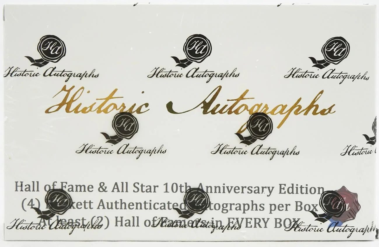 DRAFT - 2020 Historic Autographs Hall of Fame & All-Star Baseball Hobby Box