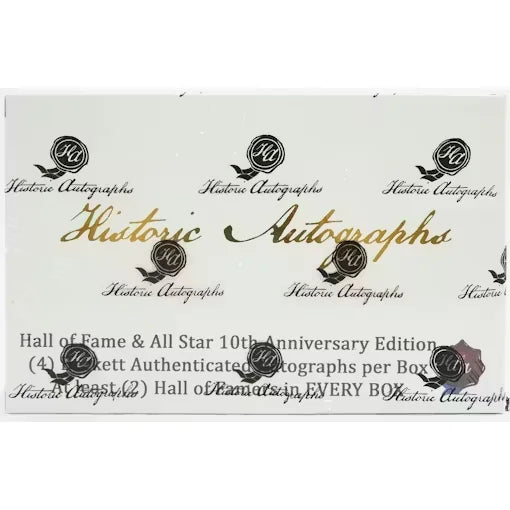 DRAFT - 2020 Historic Autographs Hall of Fame & All-Star Baseball Hobby Box