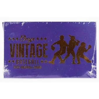 DRAFT - Just In 2022 Onyx Vintage Baseball Hobby Box (Reed Buy)