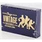 DRAFT - Just In 2022 Onyx Vintage Baseball Hobby Box (Reed Buy)