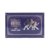 DRAFT - Just In 2022 Onyx Vintage Extended Baseball Hobby Box (Reed Buy)