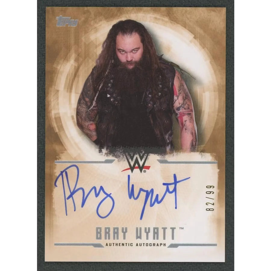 Bray Wyatt Signed 2017 Topps WWE Undisputed Card | Auto/99