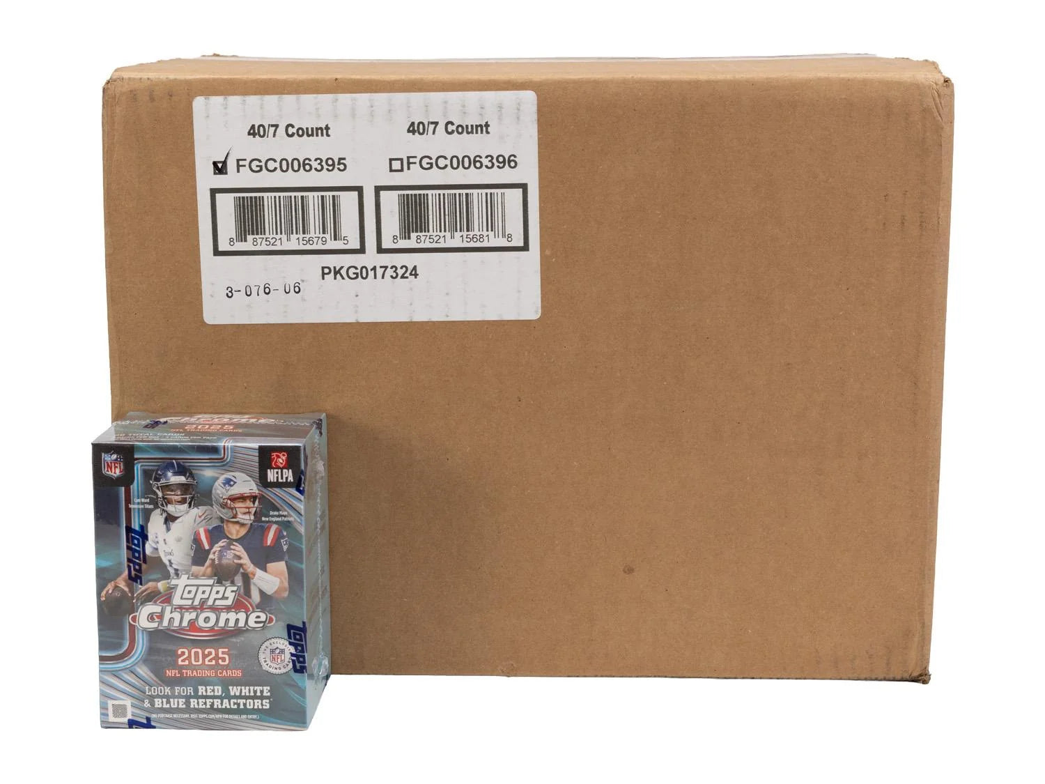 DRAFT - 2025 Topps Chrome Football Blaster 40-Box Case $2,149.95 $1,964.95 Add to Cart