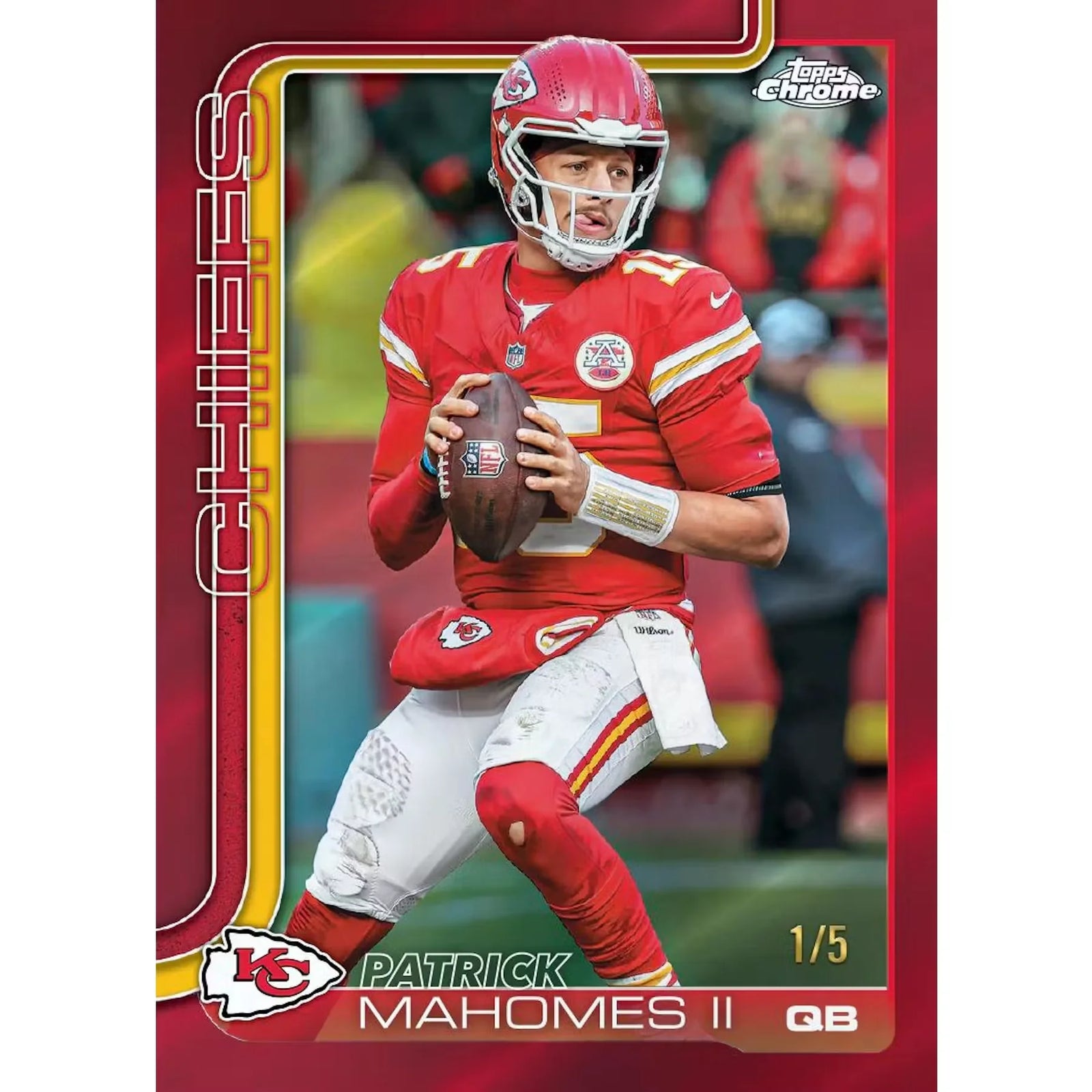 2025 Topps Chrome Football First Day Issue Hobby Box (Ships Sealed Only)