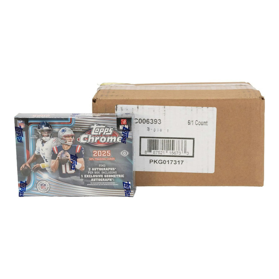 DRAFT - 2025 Topps Chrome Football Delight 6-Box Case $14,999.95 $14,499.95 Add to Cart