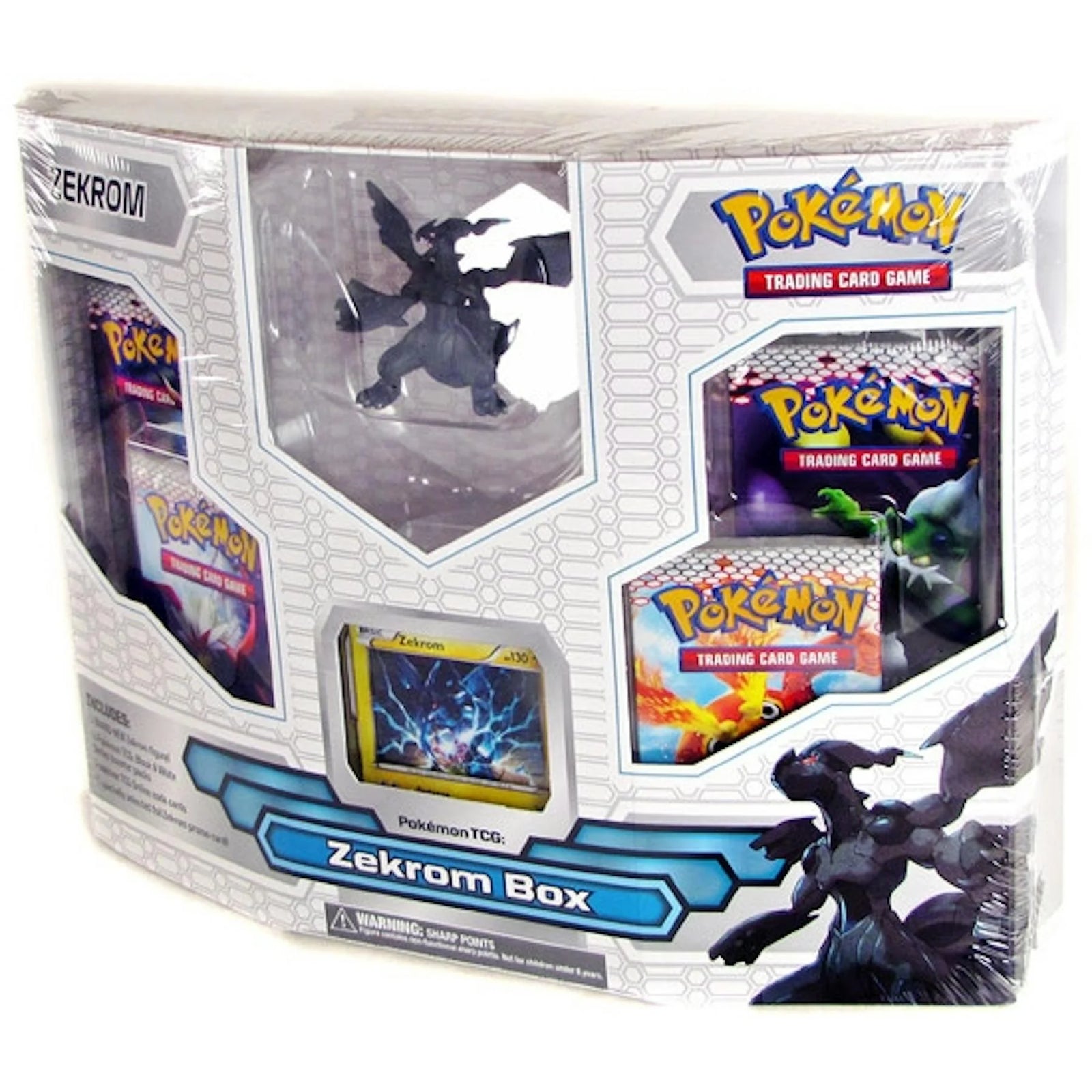 DRAFT - Pokemon Black & White Zekrom Gift Box | 4 BW1 Booster Packs, EX-MT