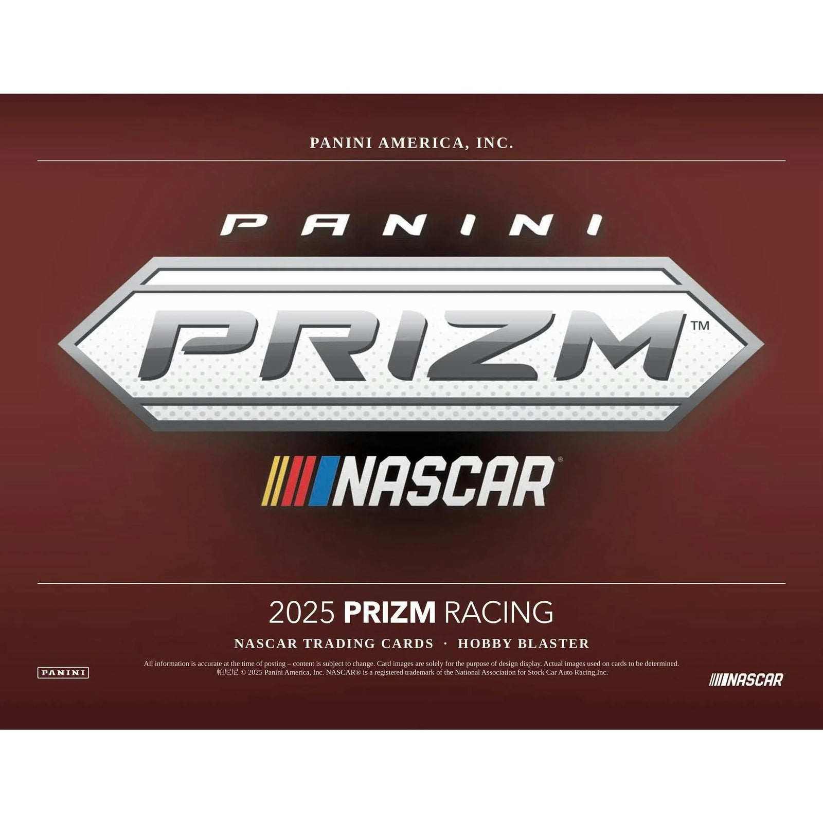 DRAFT - 2025 Panini Prizm NASCAR Racing Blaster Box | dacardworld:BVFR0PJIIJ