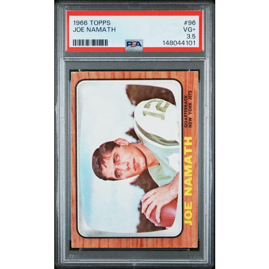 Joe Namath 1966 Topps Rookie Card #96 | PSA 3.5