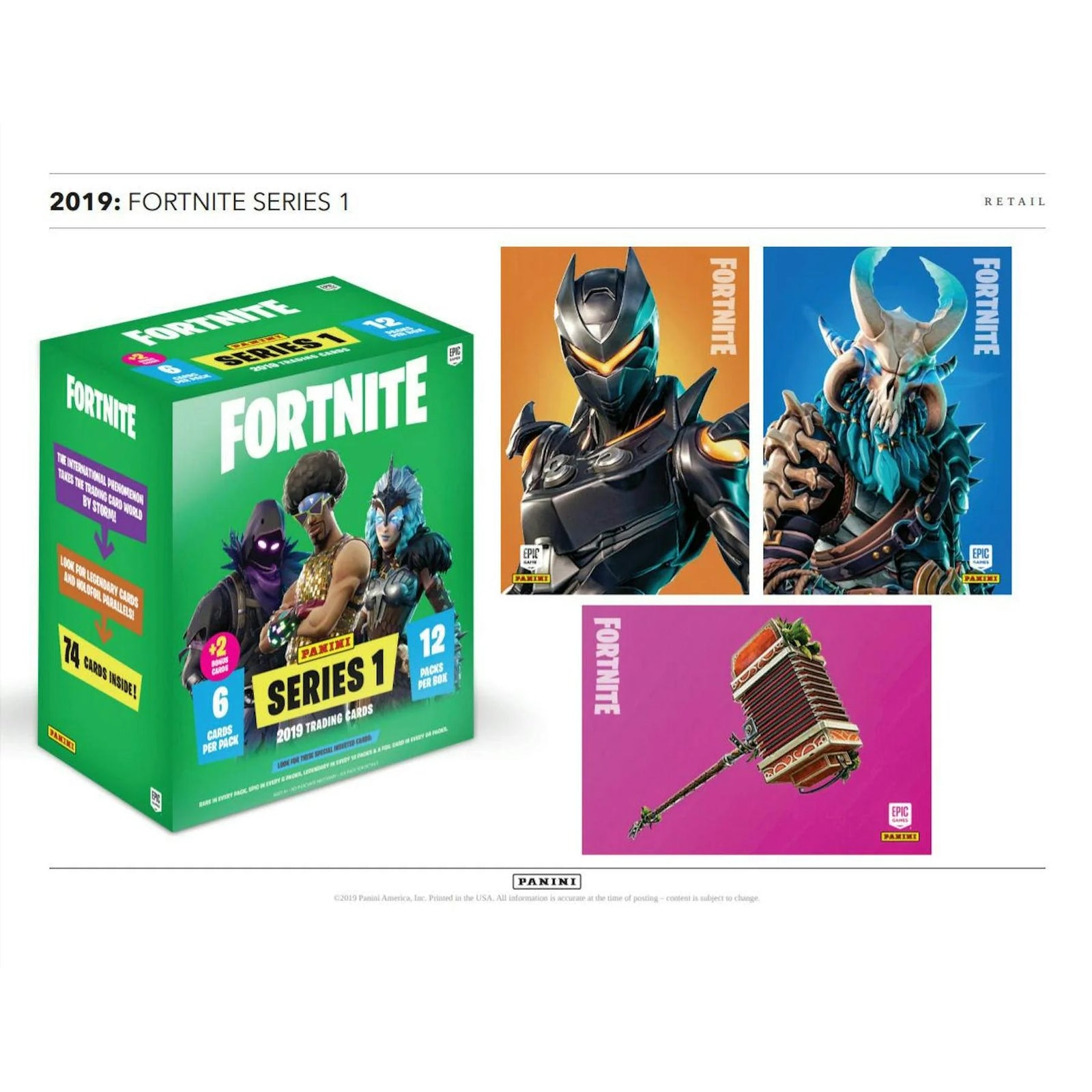 DRAFT - 2019 Panini Fortnite Series 1 Trading Cards Mega Box | USA Versio | dacardworld:BVFR0S4J1S