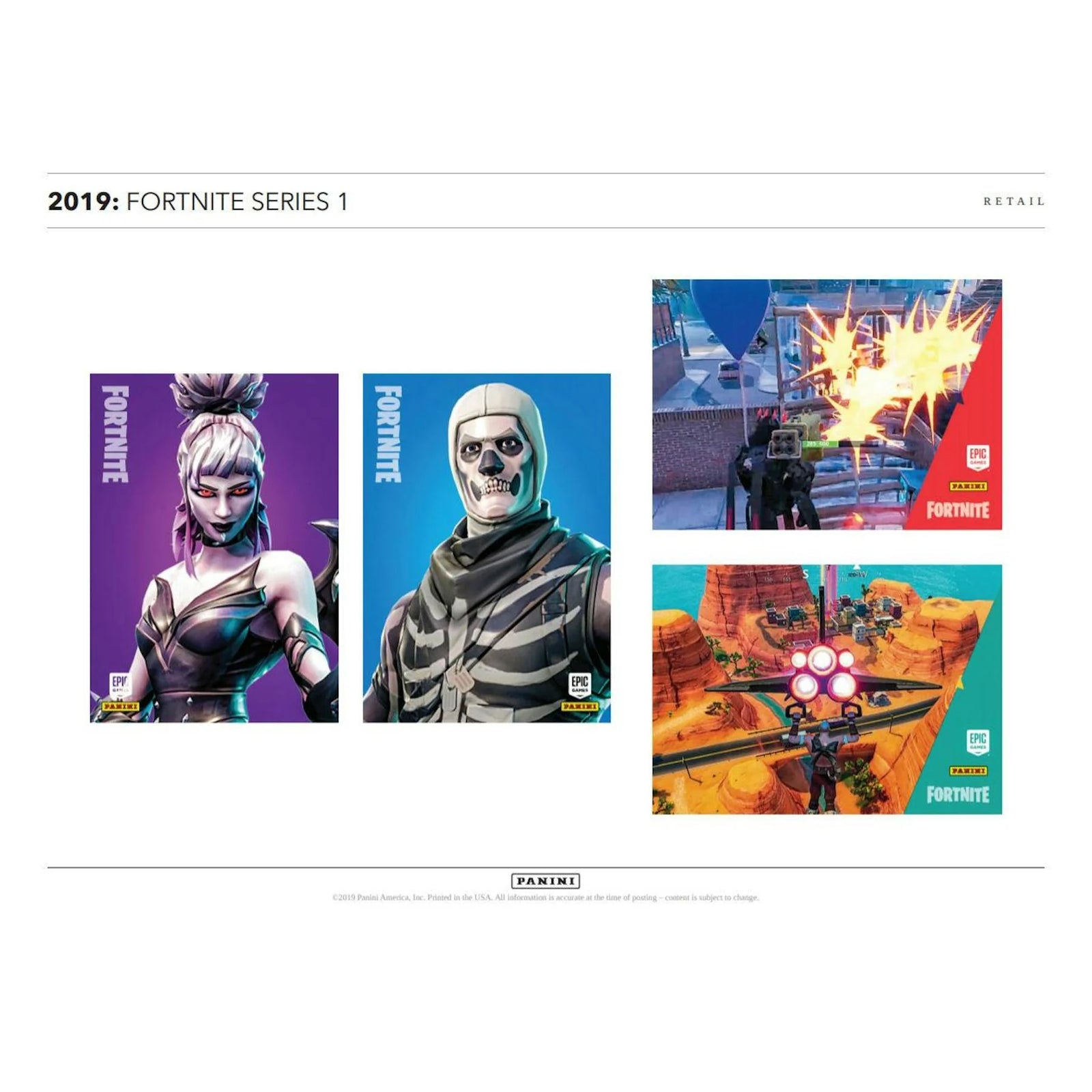 DRAFT - 2019 Panini Fortnite Series 1 Trading Cards Mega Box | USA Versio | dacardworld:BVFR0S4J1S