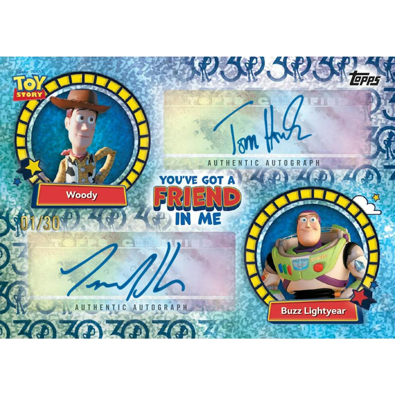 DRAFT - 2025 Topps Crystal Toy Story 30 Years Hobby Box | Entertainment Cards