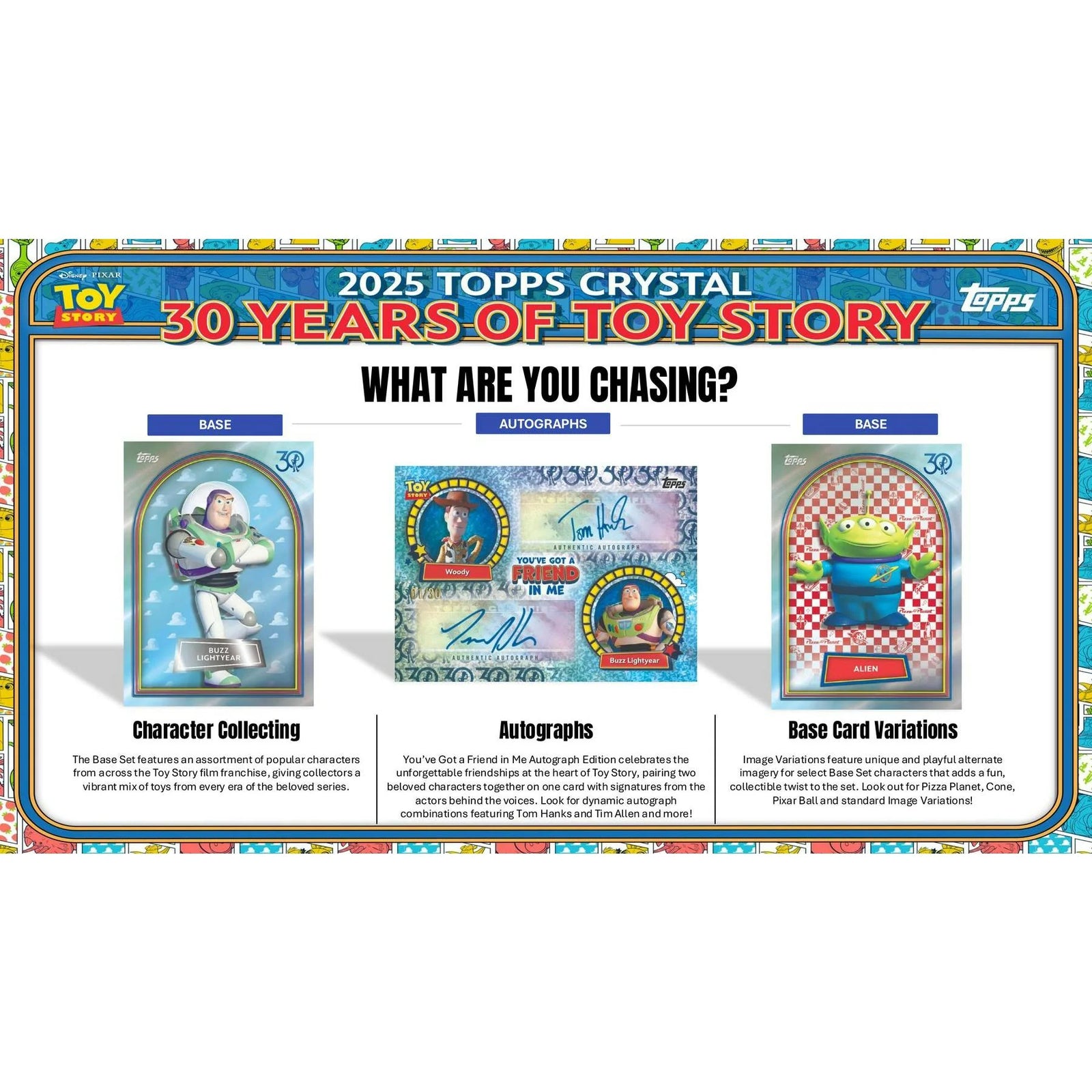 DRAFT - 2025 Topps Crystal Toy Story 30 Years Hobby 12-Box Case