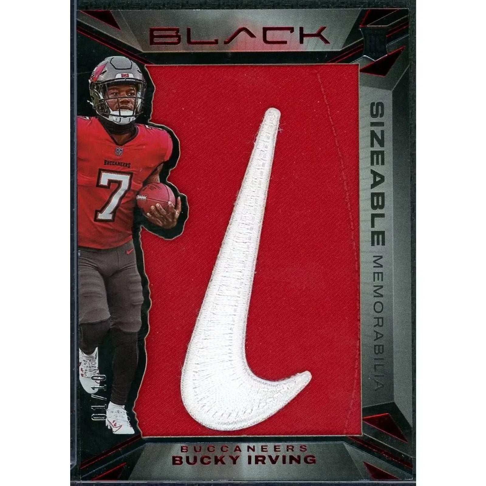 2024 Panini Black Bucky Irving Sizeable Memorabilia Nike Swoosh Rookie Patch/10
