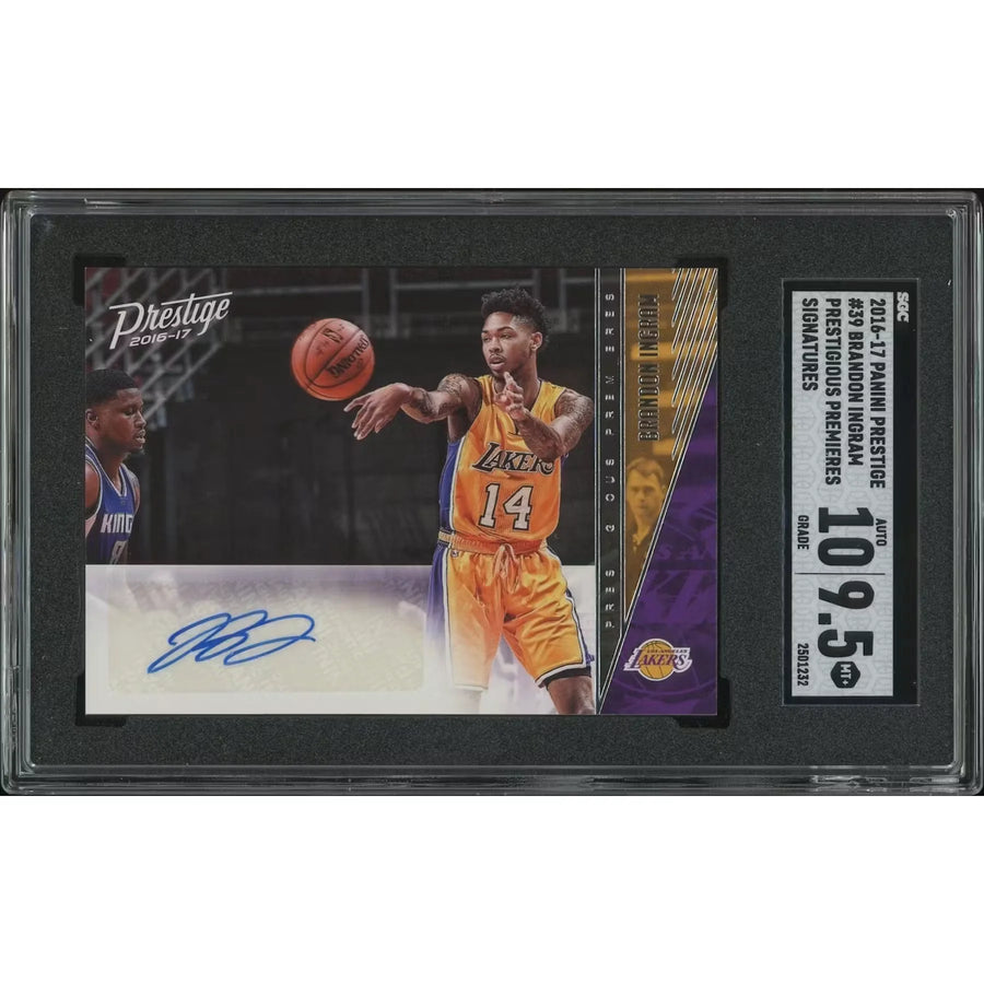 Brandon Ingram 2016-17 Panini Prestige Prestigious Premieres Rookie Auto | SGC 9.5 #39