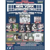 DRAFT - Just In 2021 Tristar Hidden Treasures Autographed New York Baseball 8x10 Photo Edition Box (Reed Buy)