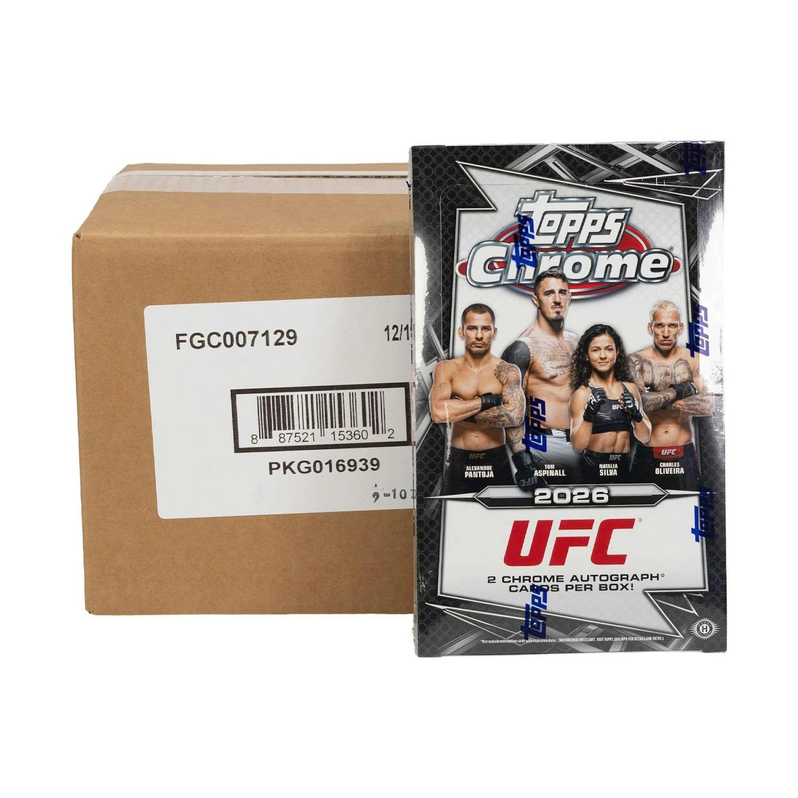 DRAFT - New 2026 Topps Chrome UFC Hobby 12-Box Case