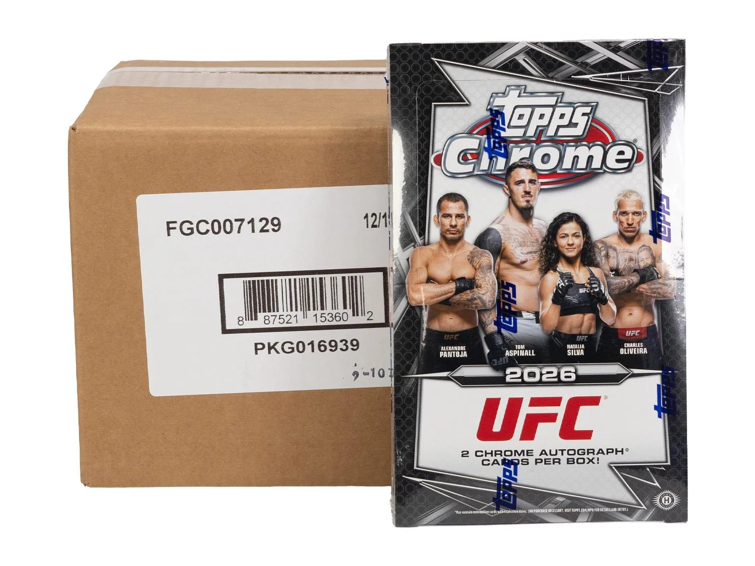 DRAFT - New 2026 Topps Chrome UFC Hobby 12-Box Case