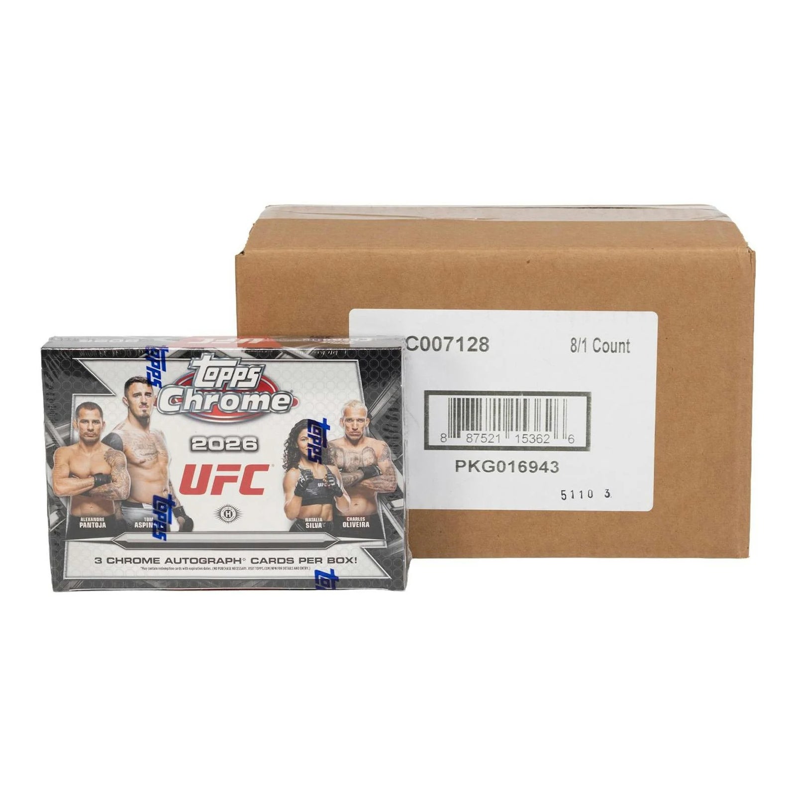 DRAFT - New 2026 Topps Chrome UFC Delight 8-Box Case