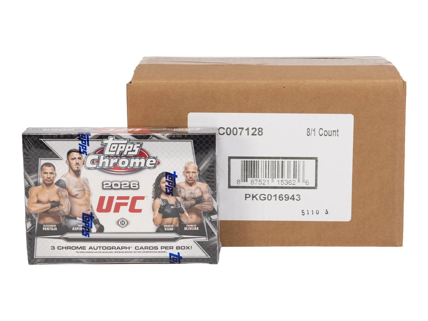 DRAFT - New 2026 Topps Chrome UFC Delight 8-Box Case