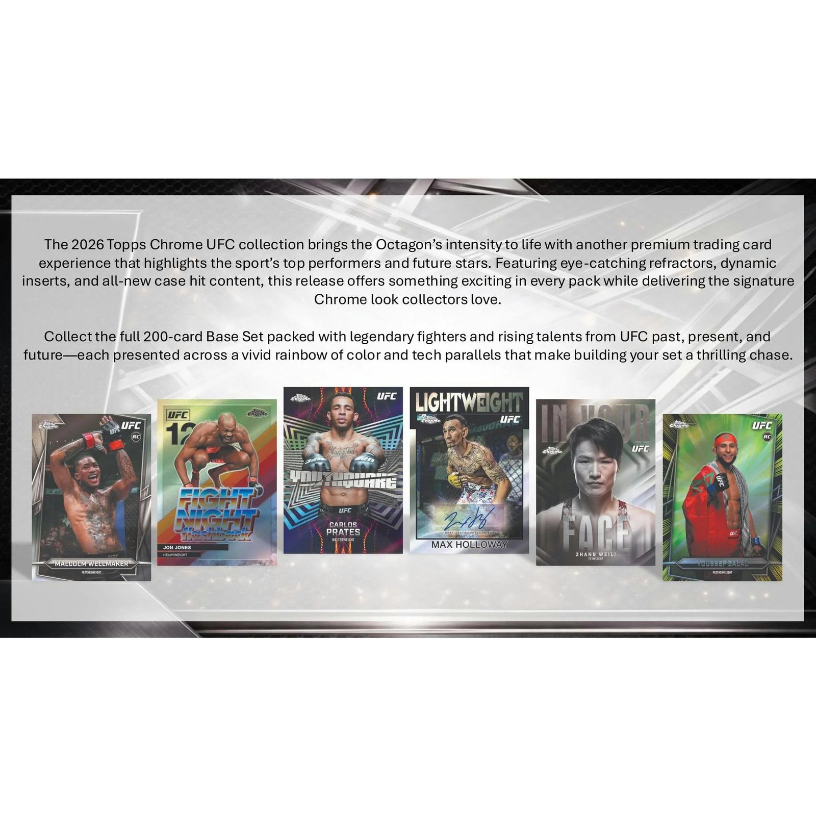 DRAFT - New 2026 Topps Chrome UFC Delight 8-Box Case