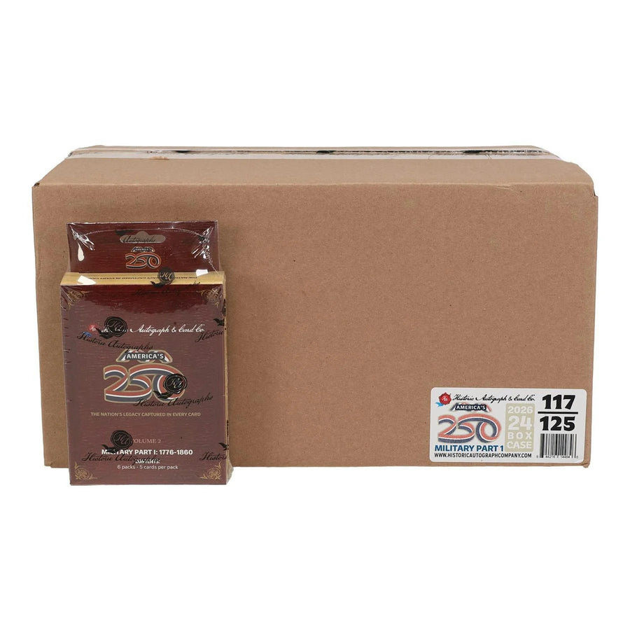 DRAFT - 2026 Historic Autographs America's 250th Anniversary Military Part 1 | 24-Box Hobby Case