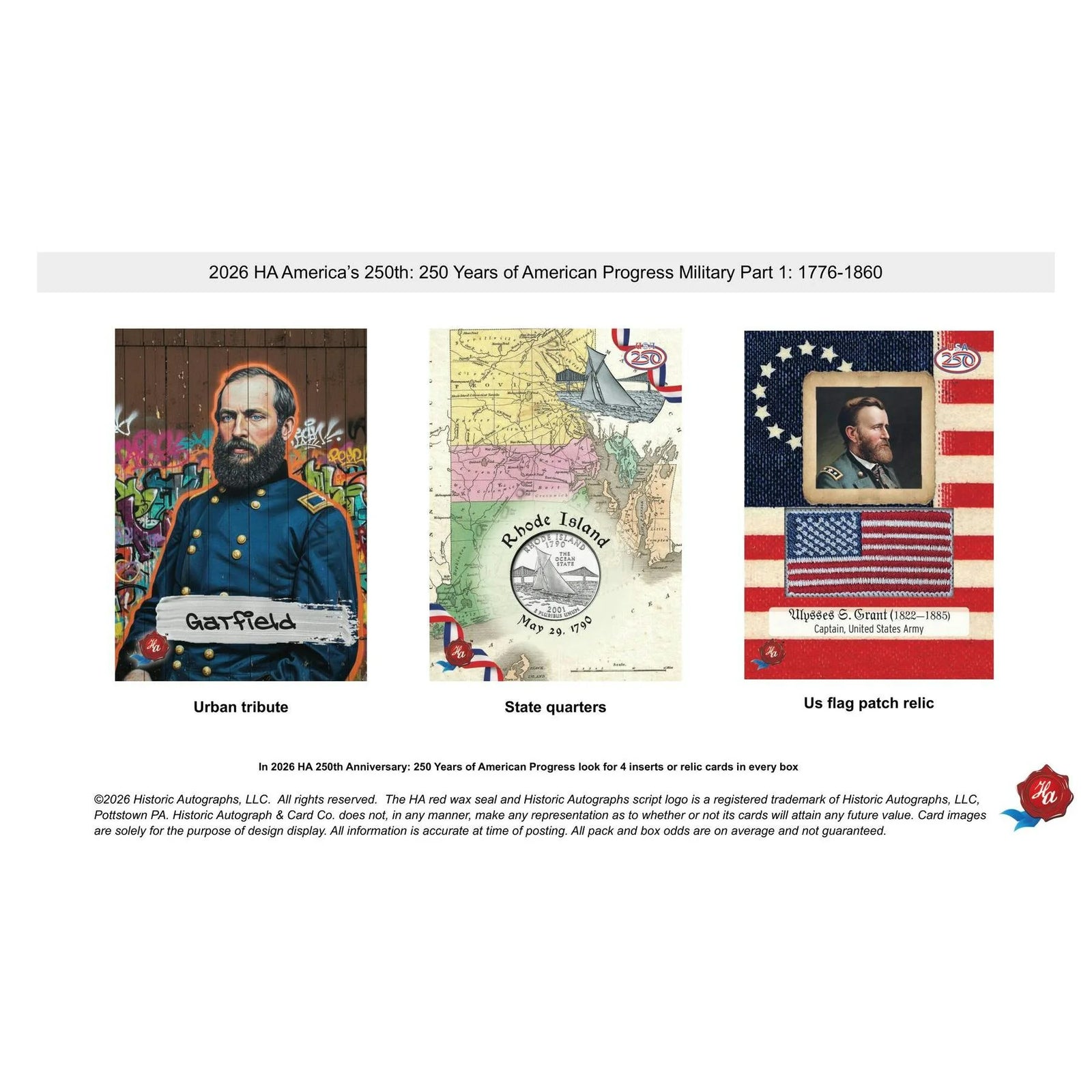 DRAFT - 2026 Historic Autographs America's 250th Anniversary Military Part 1 | 24-Box Hobby Case