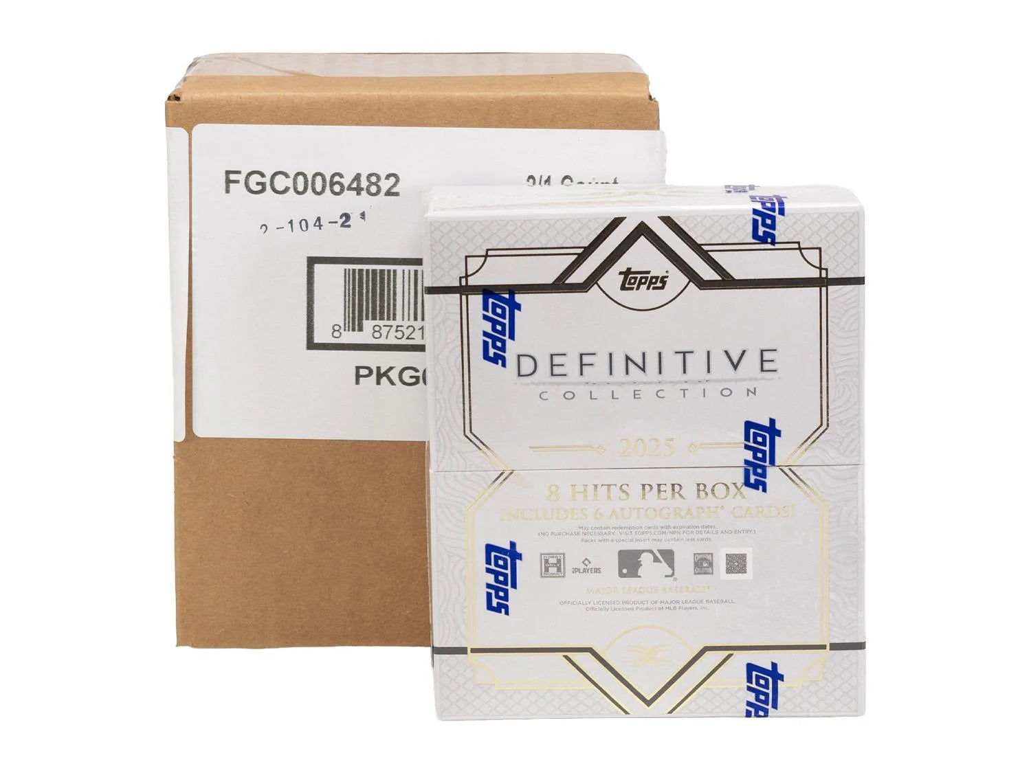 DRAFT - New 2025 Topps Definitive Collection Baseball Hobby 2-Box Case
