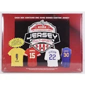 DRAFT - Just In 2022 Leaf Autographed Jersey Multi-Sport Hobby Box (Reed Buy)