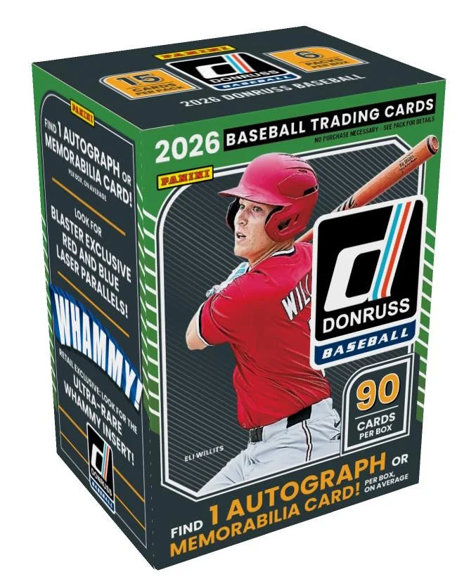 2026 Panini Donruss Baseball Hobby Blaster 20-Box Case | Presell (Ships Sealed Only)