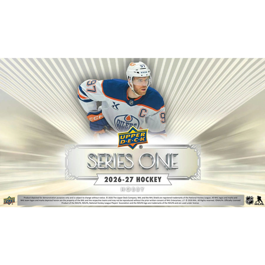 DRAFT - Presell 2026/27 Upper Deck Series 1 Hockey Hobby 12-Box Case (Presell) Releases Oct. 7th, 2026
