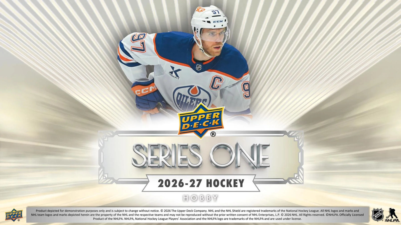 DRAFT - Presell 2026/27 Upper Deck Series 1 Hockey Hobby 12-Box Case (Presell) Releases Oct. 7th, 2026