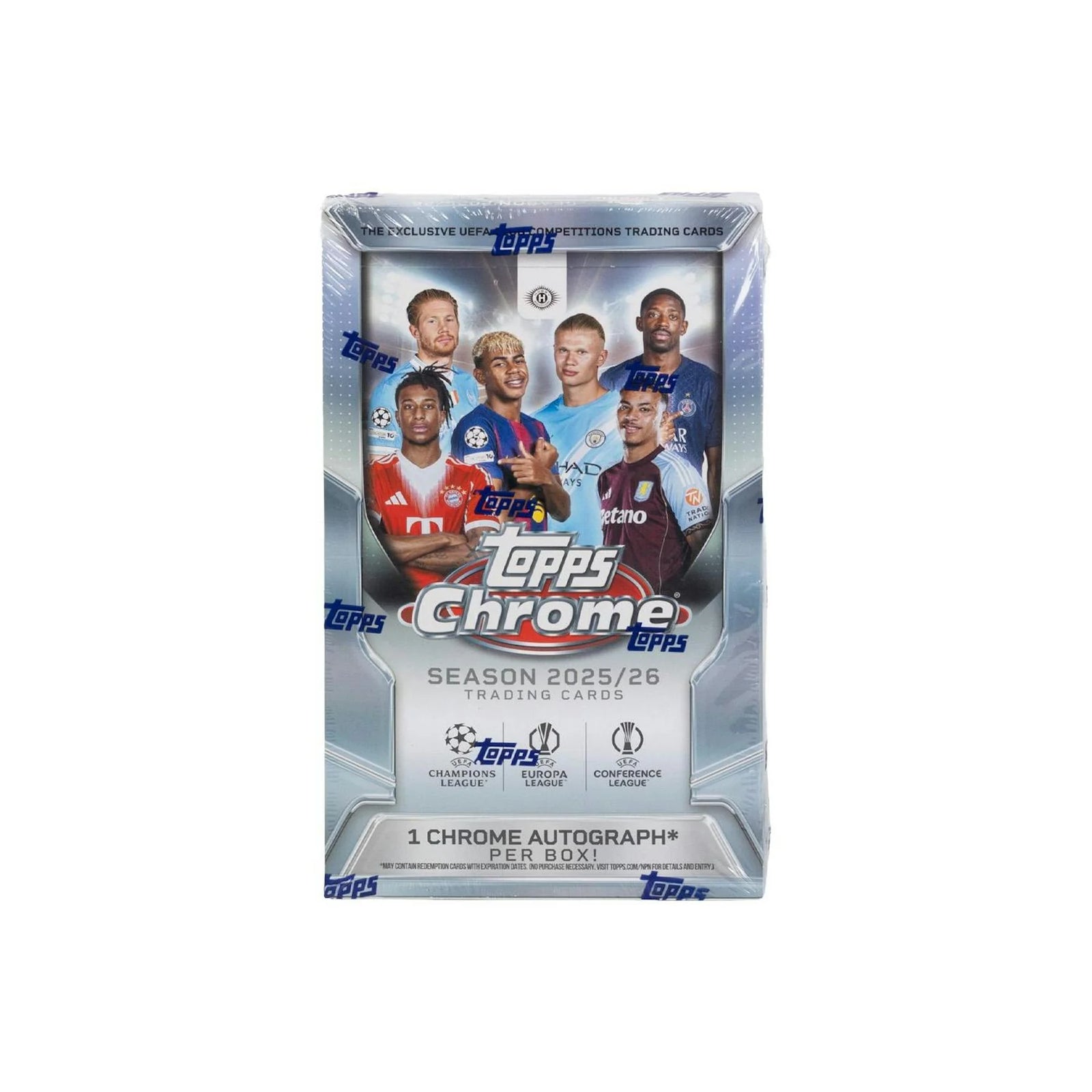 DRAFT - 2025/26 Topps Chrome UEFA Club Competitions Soccer Hobby Box | dacardworld:BVFU0KDX2V
