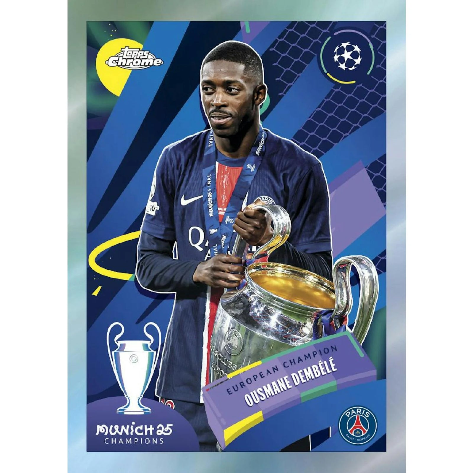 DRAFT - New 2025/26 Topps Chrome UEFA Club Competitions Soccer Hobby 12-Box Case