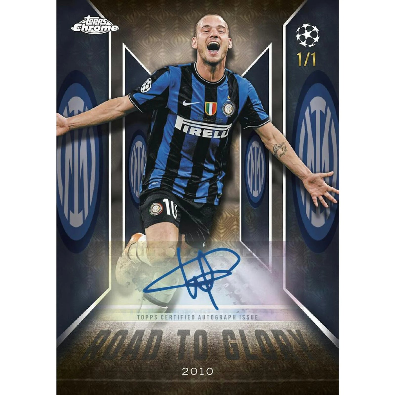 DRAFT - New 2025/26 Topps Chrome UEFA Club Competitions Soccer Hobby Jumbo 8-Box Case