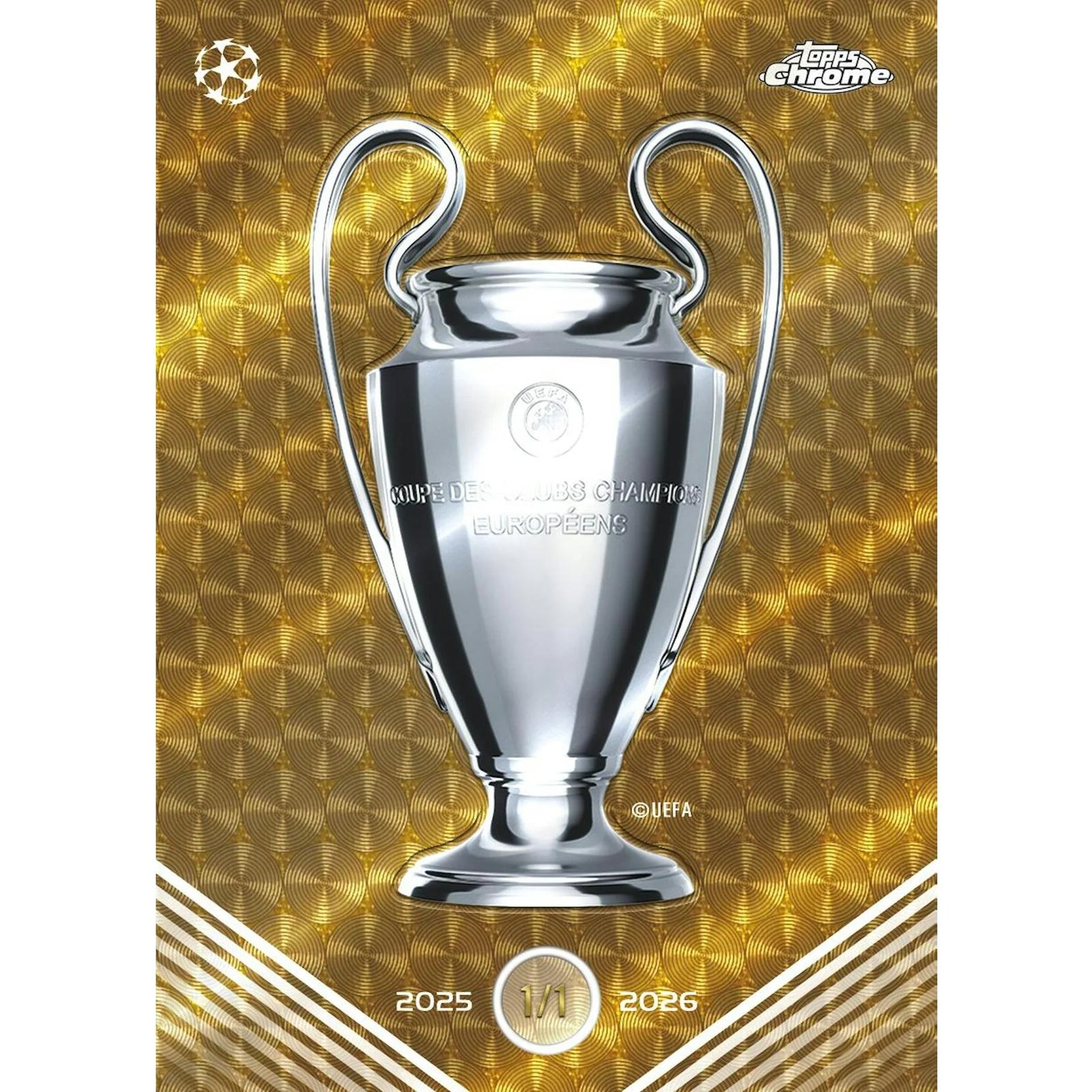 DRAFT - New 2025/26 Topps Chrome UEFA Club Competitions Soccer Delight Box
