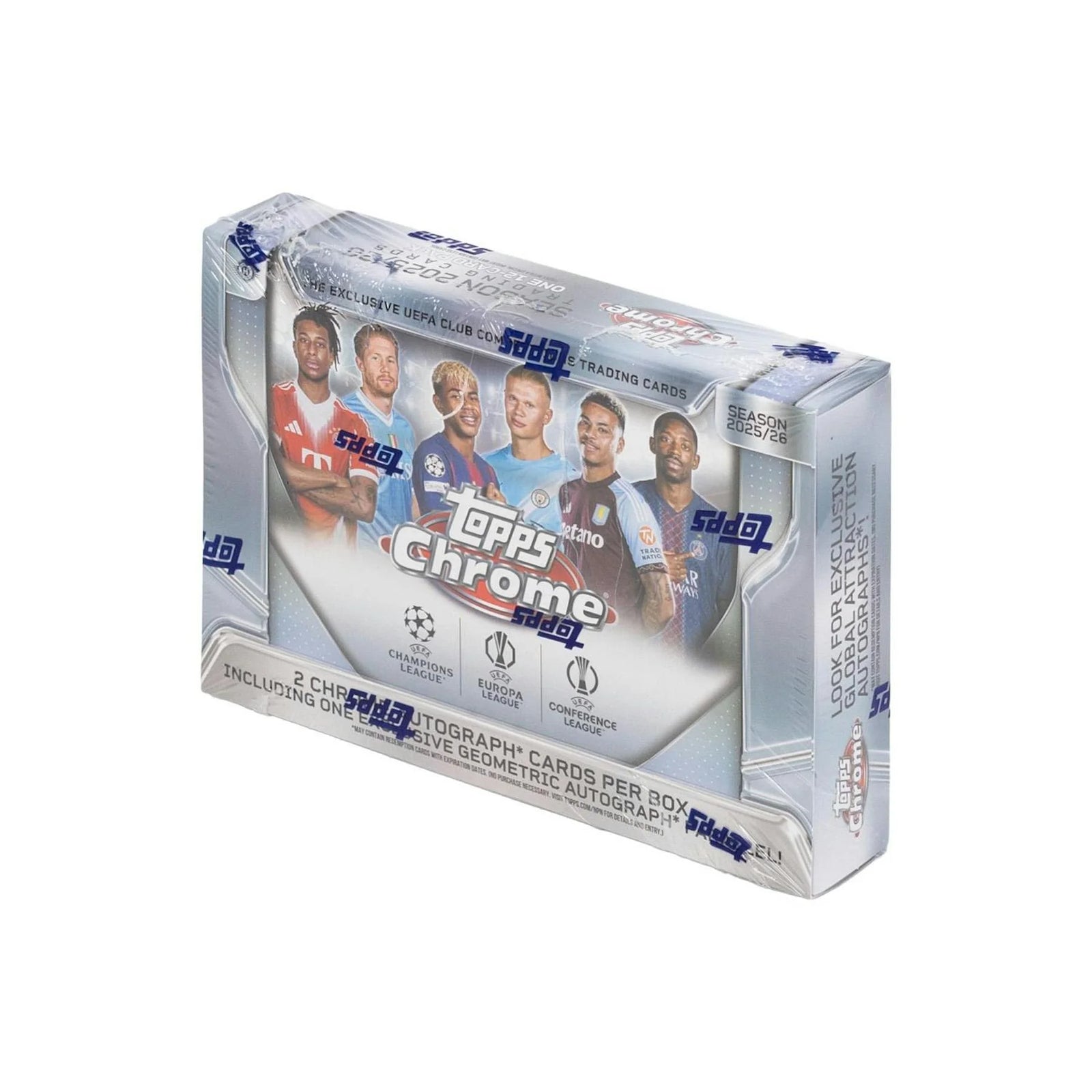 DRAFT - New 2025/26 Topps Chrome UEFA Club Competitions Soccer Delight Box