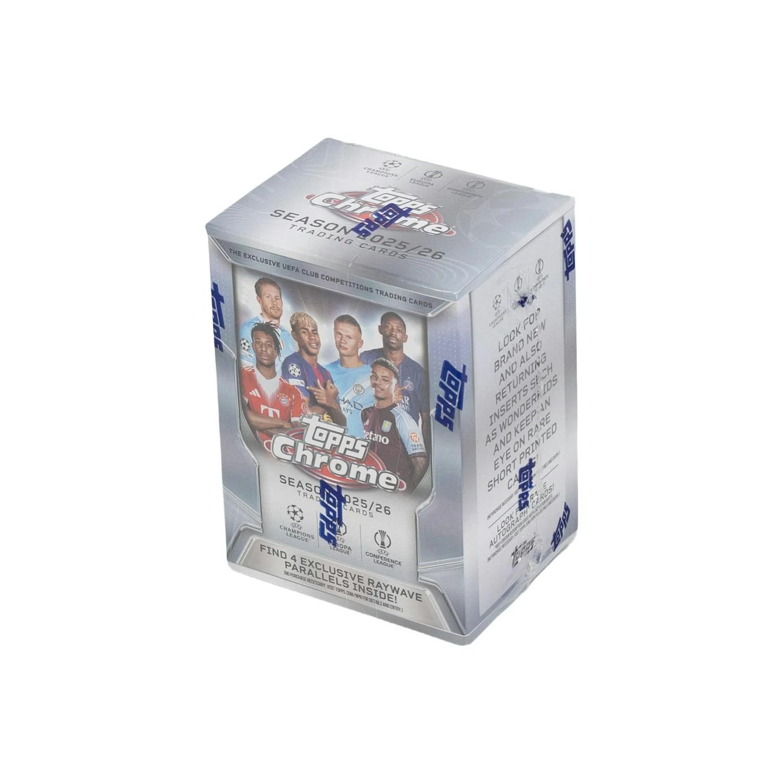 DRAFT - New 2025/26 Topps Chrome UEFA Club Competitions Soccer Blaster Box