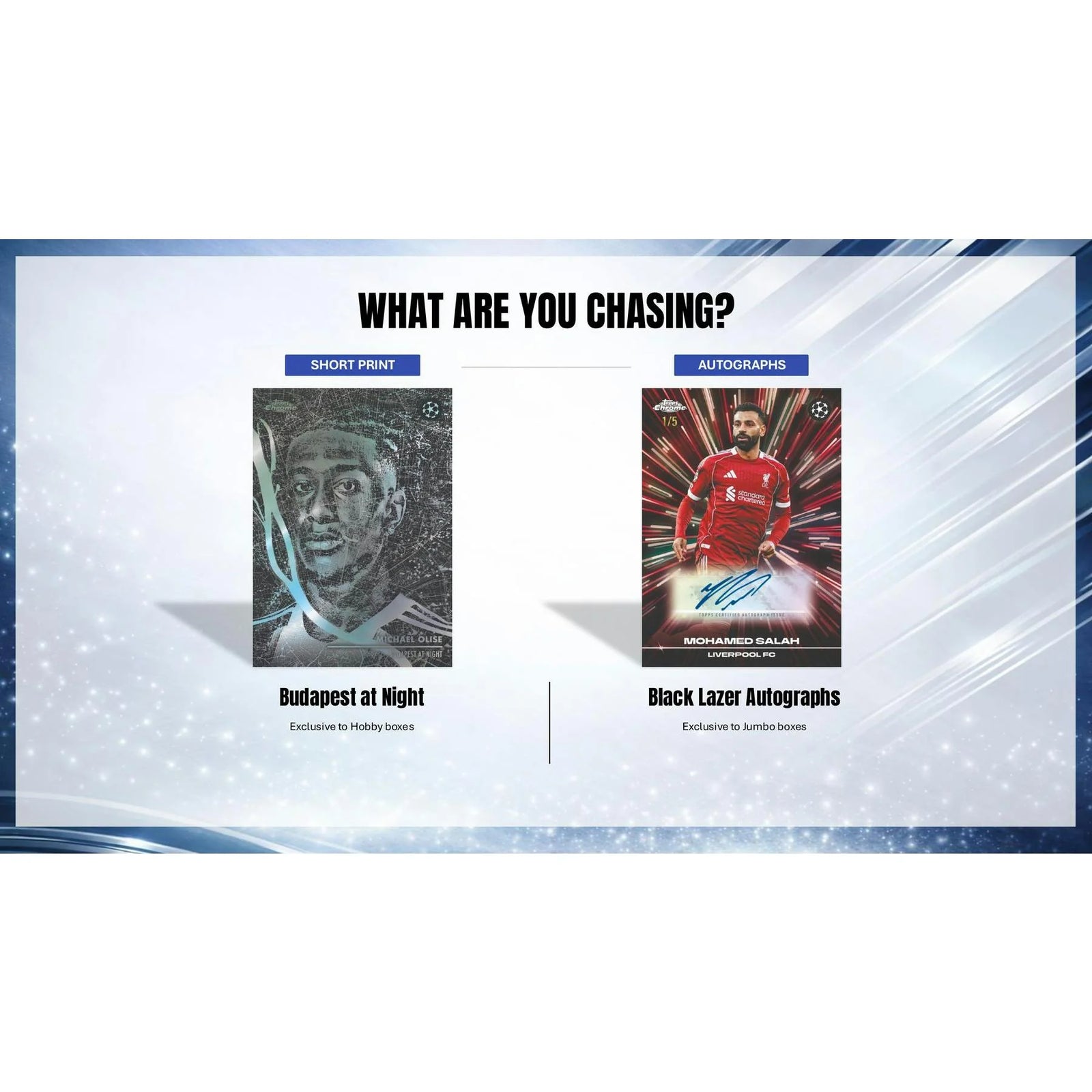DRAFT - New 2025/26 Topps Chrome UEFA Club Competitions Soccer Mega 20-Box Case