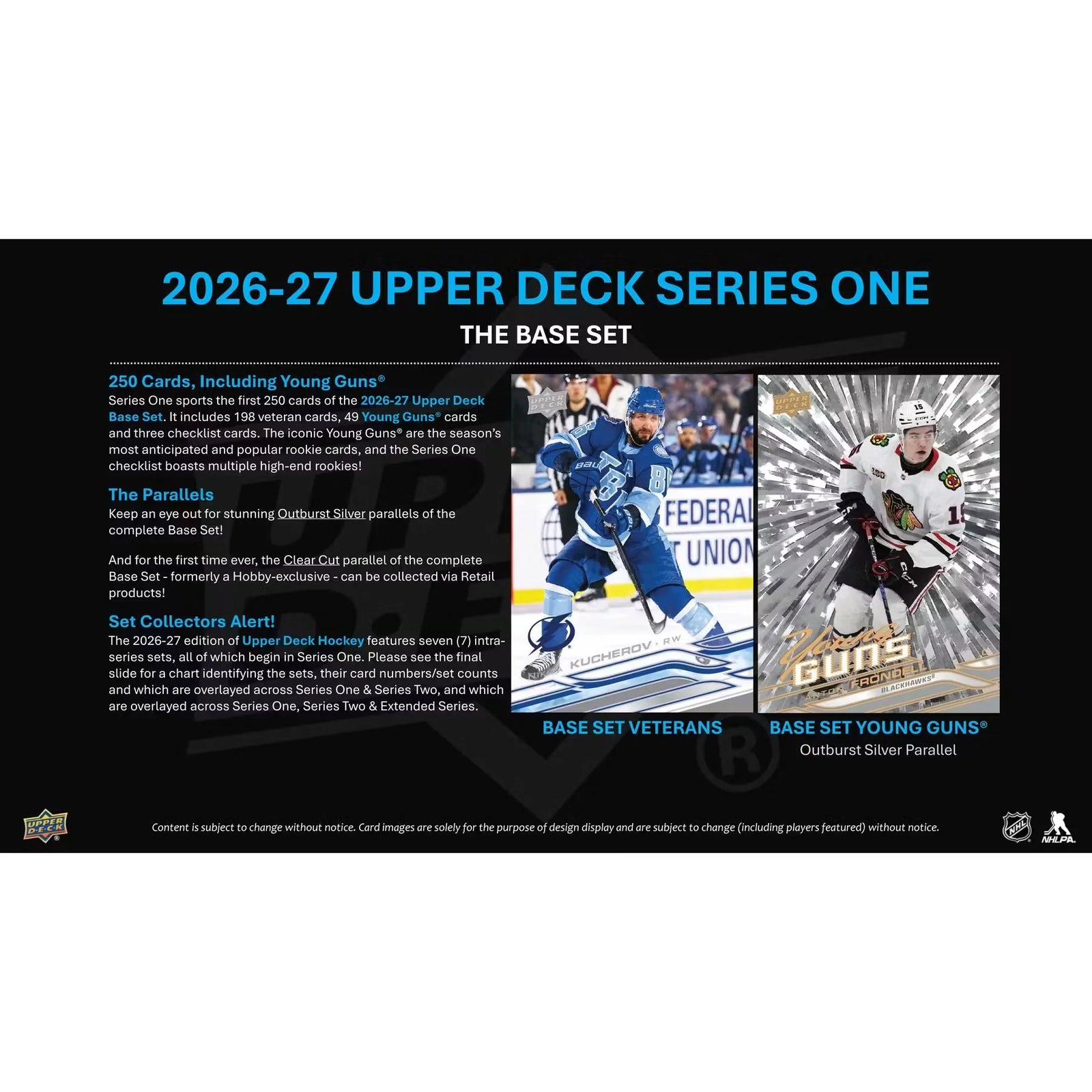 2026-27 Upper Deck Series 1 Hockey Blaster 20-Box Case | Presell (Ships Sealed Only)