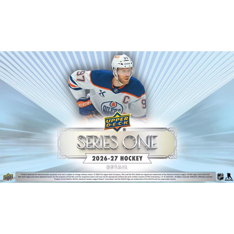 2026-27 Upper Deck Series 1 Hockey Tin Case | 12 Tins Retail (Ships Sealed Only)