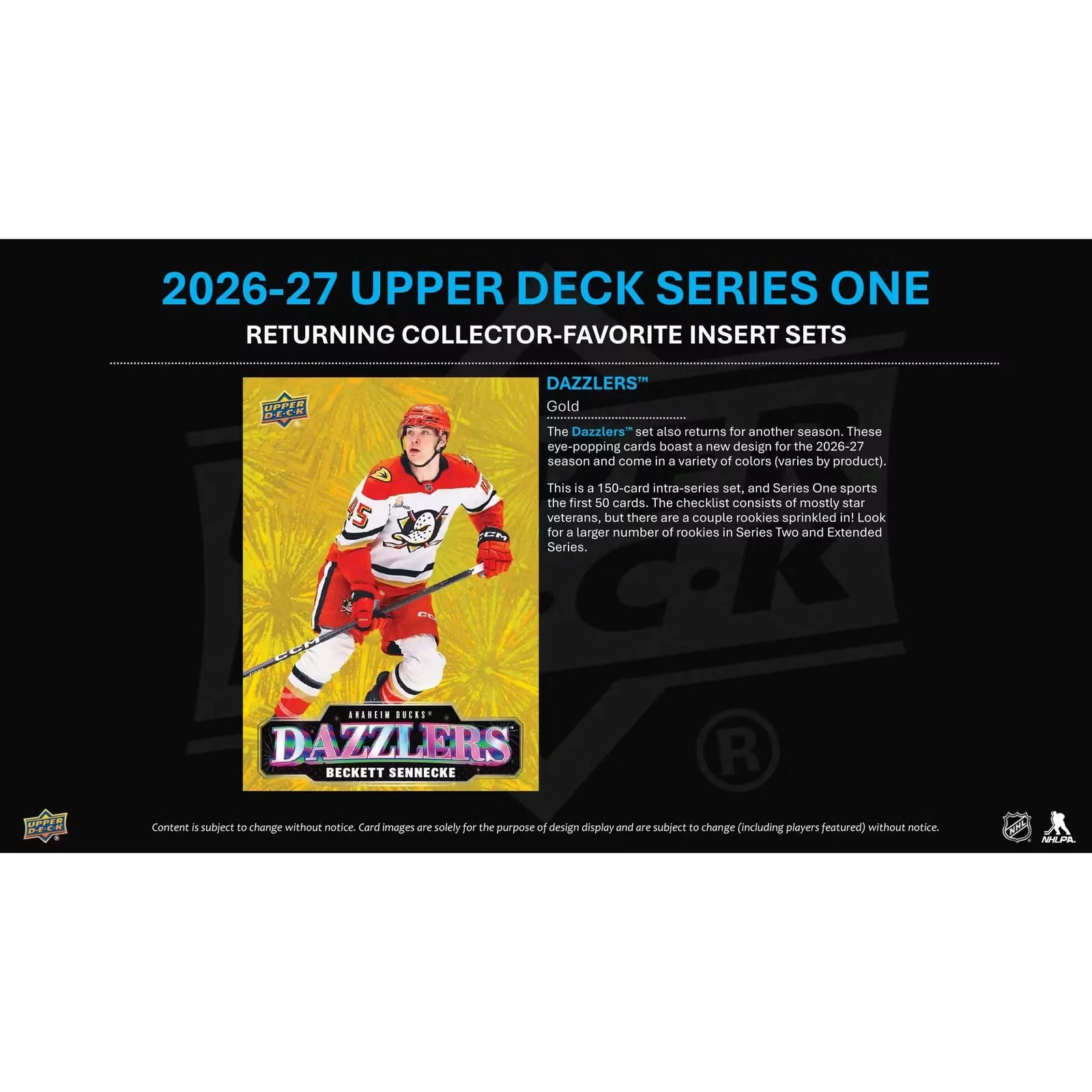 2026-27 Upper Deck Series 1 Hockey Tin Case | 12 Tins Retail (Ships Sealed Only)