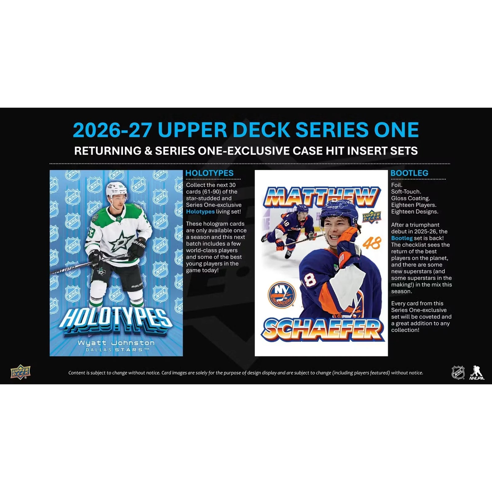 2026-27 Upper Deck Series 1 Hockey Tin Case | 12 Tins Retail (Ships Sealed Only)