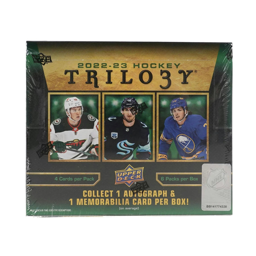 DRAFT - Just In 2022/23 Upper Deck Trilogy Hockey Hobby Box