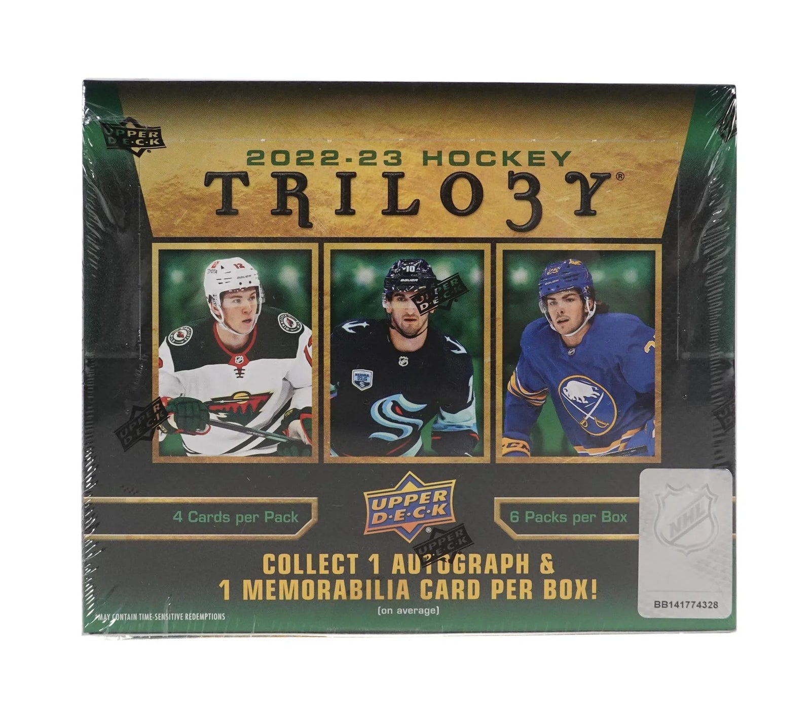 DRAFT - Just In 2022/23 Upper Deck Trilogy Hockey Hobby Box