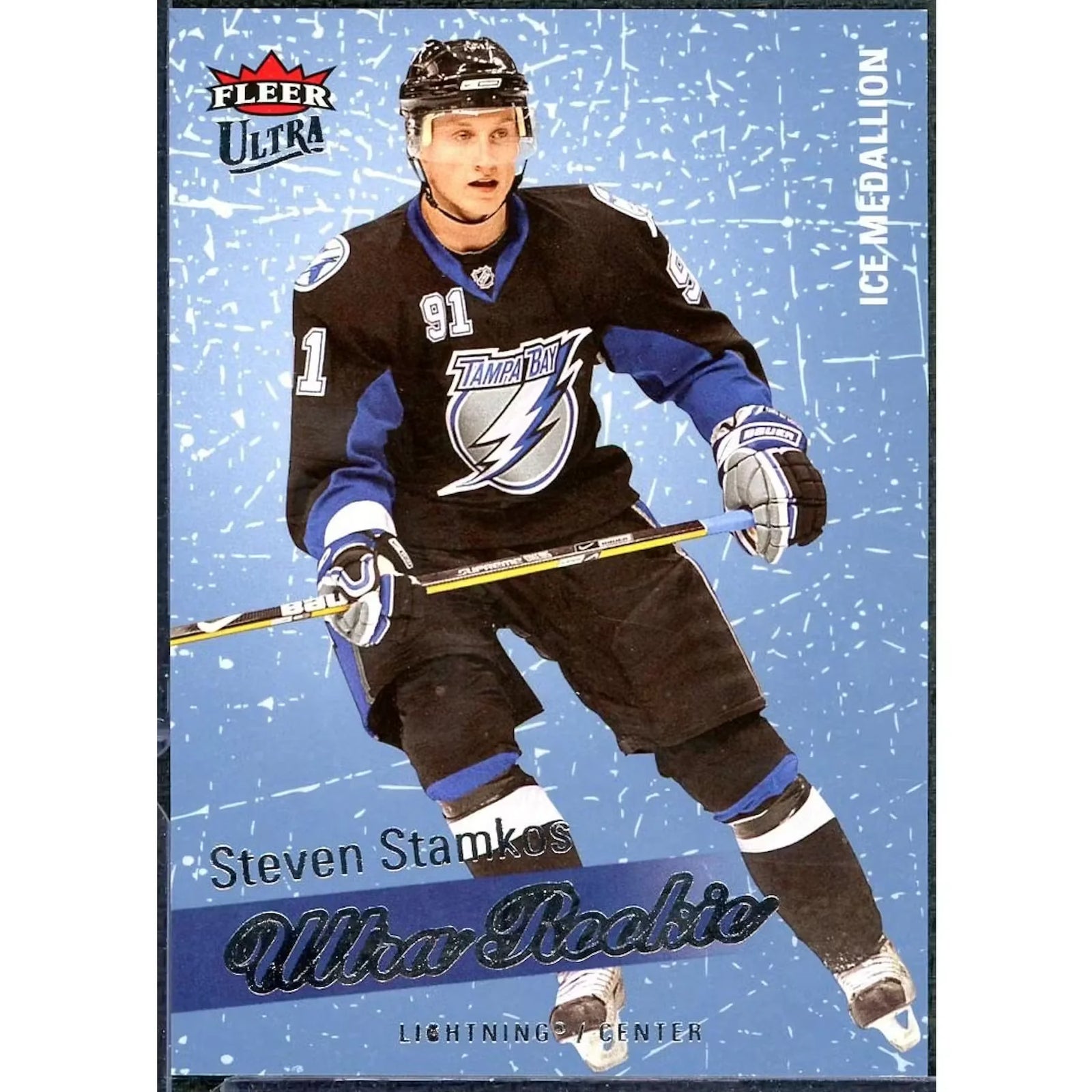 Steven Stamkos 2008-09 Fleer Ultra Ice Medallion | 41/100