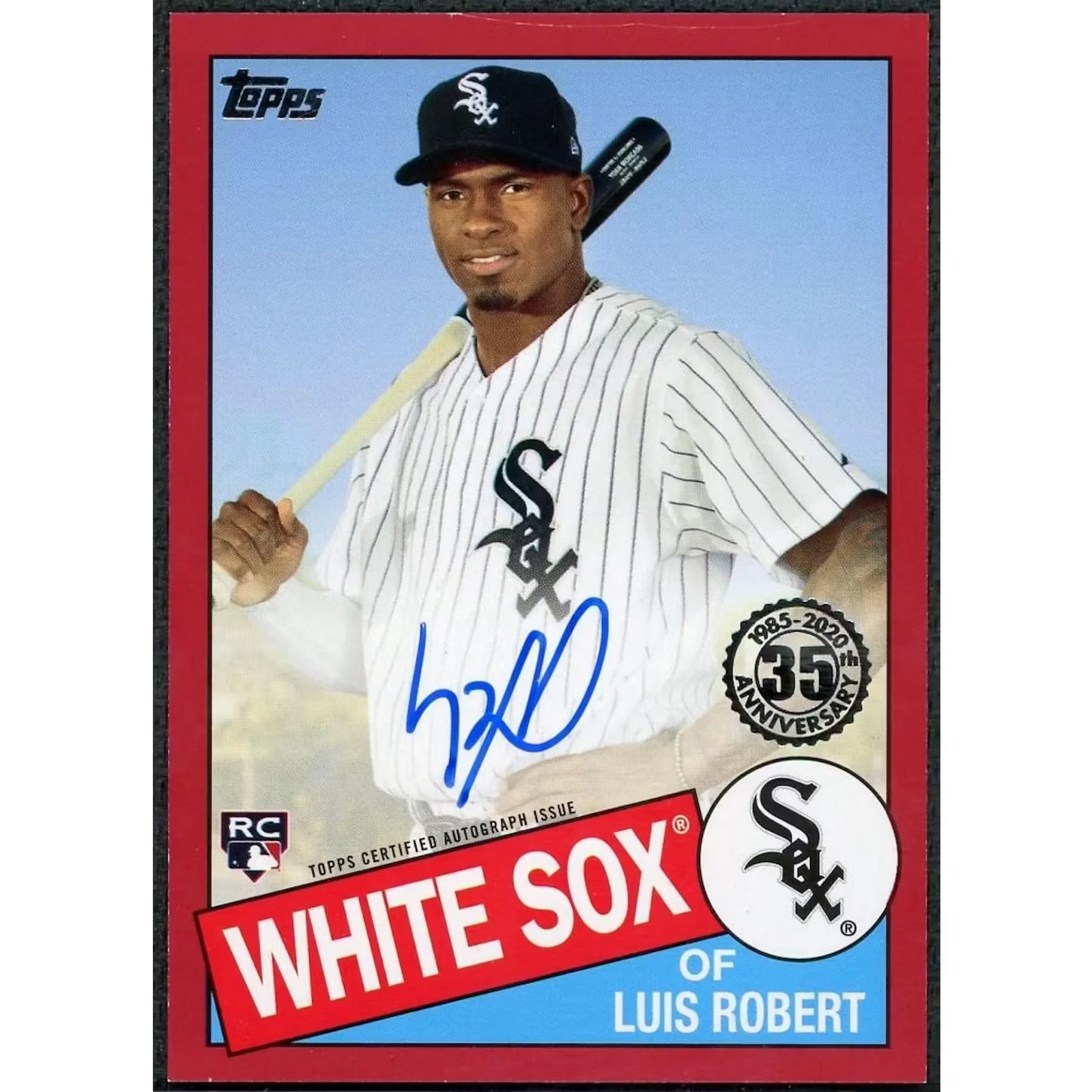 Luis Robert 2020 Topps 35th Anniversary Rookie Auto | Limited/25